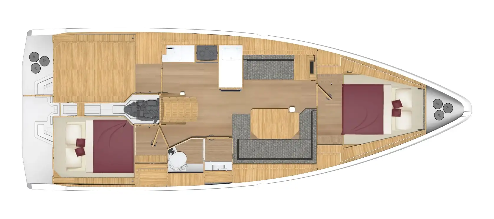 plan c38 2 cabines 1 sdb